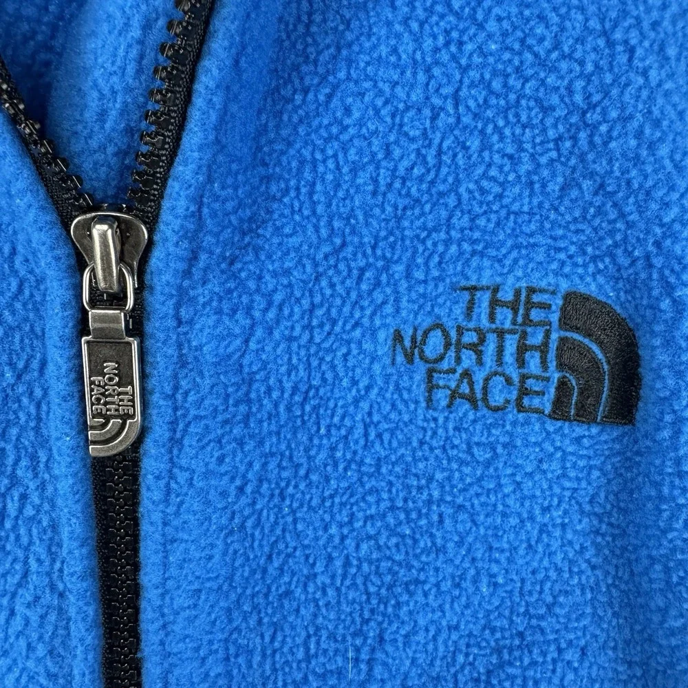 The North Face Fleece Vest Mens‎ Medium Blue USA Made Vintage Outdoor Gorpcore